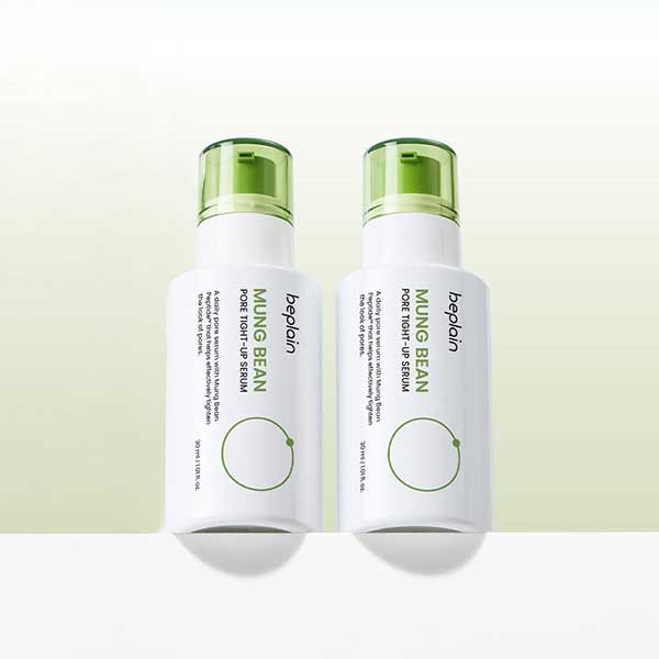 BEPLAIN Mung Bean Pore Tightening Serum Pore Care Refining Ampoule Set 30ml x2