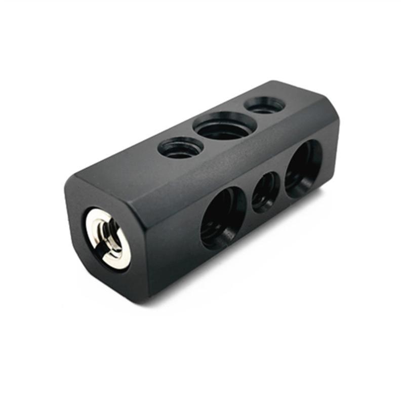 Universal Camera Hot Shoe Mount Adapter with MultiPorts for Tripods Aluminum Camera Tripod Hot Shoe Adapter Conversion