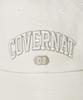 COVERNAT [Cozy Fit] Arch Logo Volume Embroidered Ball Cap Ivory
