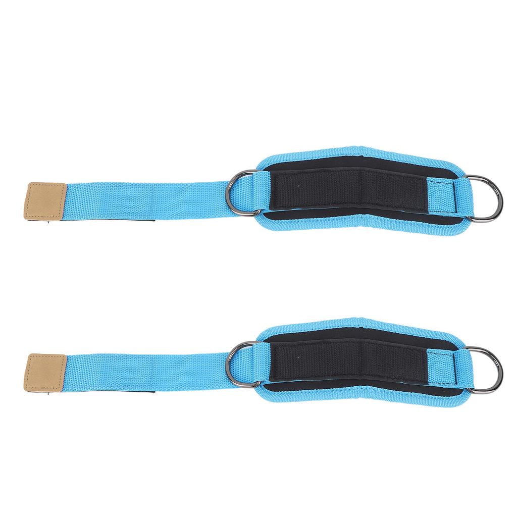 2PCS Ankle Strap for Cable Machine Kickbacks Iron D   Gym Ankle Cuff for Fitness Workout