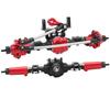 SCX10 II Aluminum Alloy CNC Front Rear Axle Set 30T/8T for 1/10 RC Crawler Axial AR44 90047 90046 AX90060 Builders Kit Upgrade