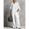 2026 Womens Asymmetrical Shirt Set Casual Urban Fashion Long Sleeve Pants