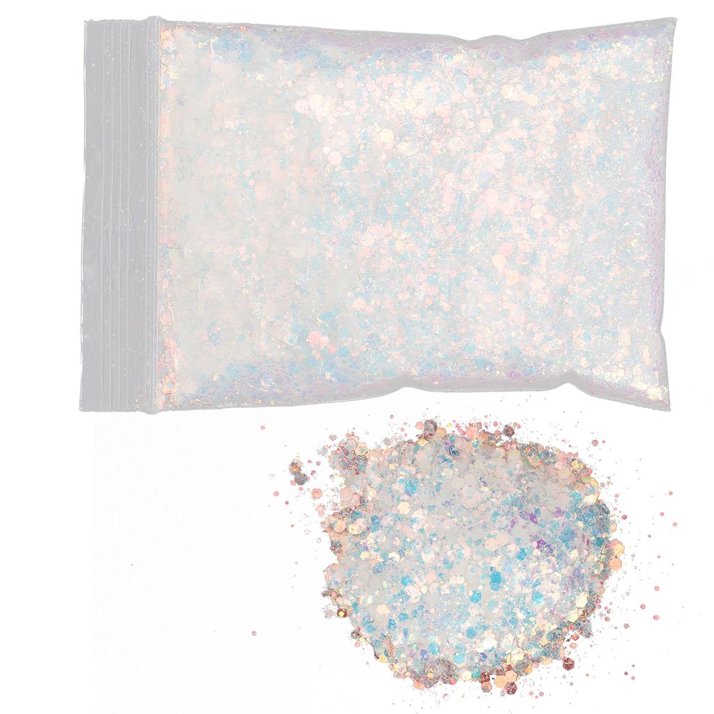Nagel Glitzer Pailletten Pulver Gemischte Flocken Funkelnd Glänzend Nagelkunst Dekoration 50gYJ02