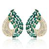 Elegant Water Drop Earrings With Cubic Zirconia For Womens Fashion Accessory
