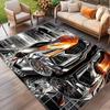 Sports car Print Rug, Washable Floor Carpet, For Entryway Dorm Laundry Room Office Study, Home Decor Birthday Christmas Gift