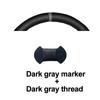 Hand Stitching Car Steering Wheel Cover Wrap for Citroen Jumpy Spacetourer Peugeot Expert Traveller Fiat Scudo 2016-2026