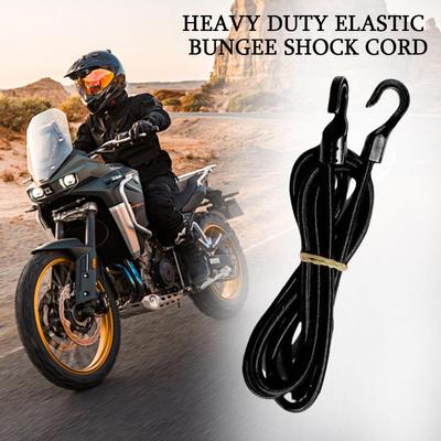 2m/1.5m/1m Heavy Duty Elastic Bungee Shock Cord Strap Stretch Plastic Hook Car Luggage Tent Kayak Boat Canoe Bikes Rope Tie