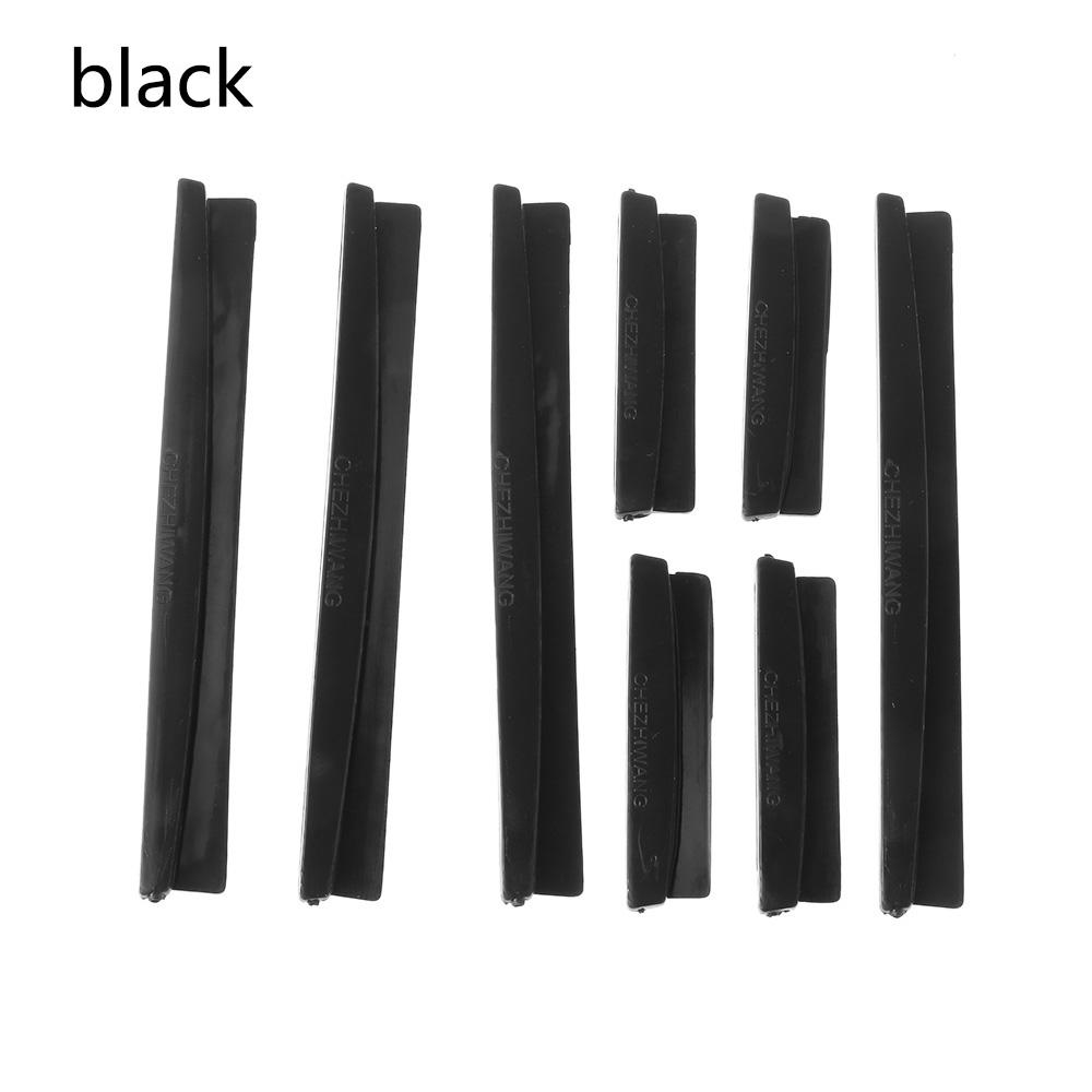 

8 шт./компл., универсальная защита двери автомобиля, угловой бампер, буферная накладка, защитная полоса, защита от царапин, автокатастрофа чёрный