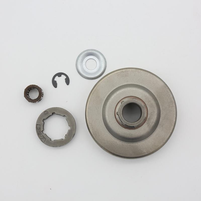 Clutch Drum 3/8 7T Sprocket Needle Bearing Clip Washer For Stihl MS 044 046 361 440 460 MS361 MS440 MS460 Chainsaw 11280071000