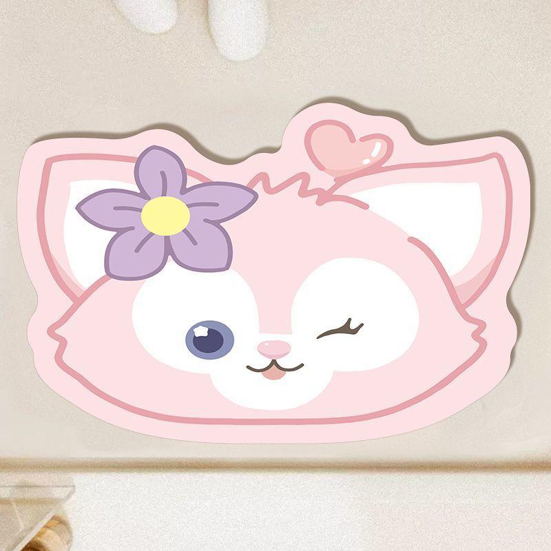 Cartoon Xiaoxin Diatom Mud Floor Mat Bathroom Door Absorbing Quick-drying Floor Mat Bathroom Wear-resistant and Easy-to-maintain Anti-slip Mat