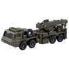 TAKARA TOMY Tomica Long Type Tomica 141 Force Heavy Wheeled Recovery Vehicle Miniature Car Ages 3 and Green No. Self-Defense Toy, Up,
