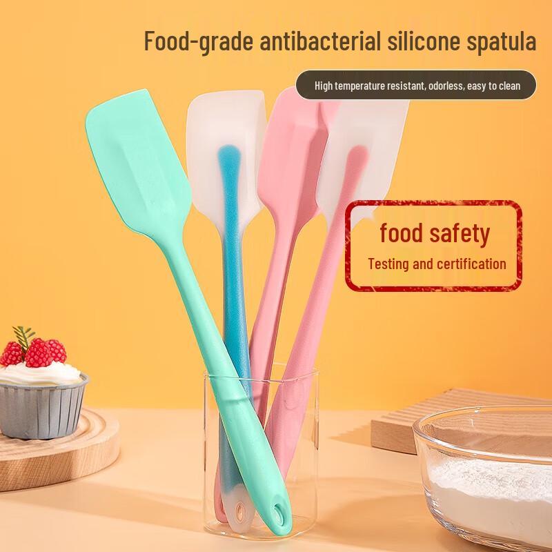 

Integrated High-Temperature Silicone Baking Spatula