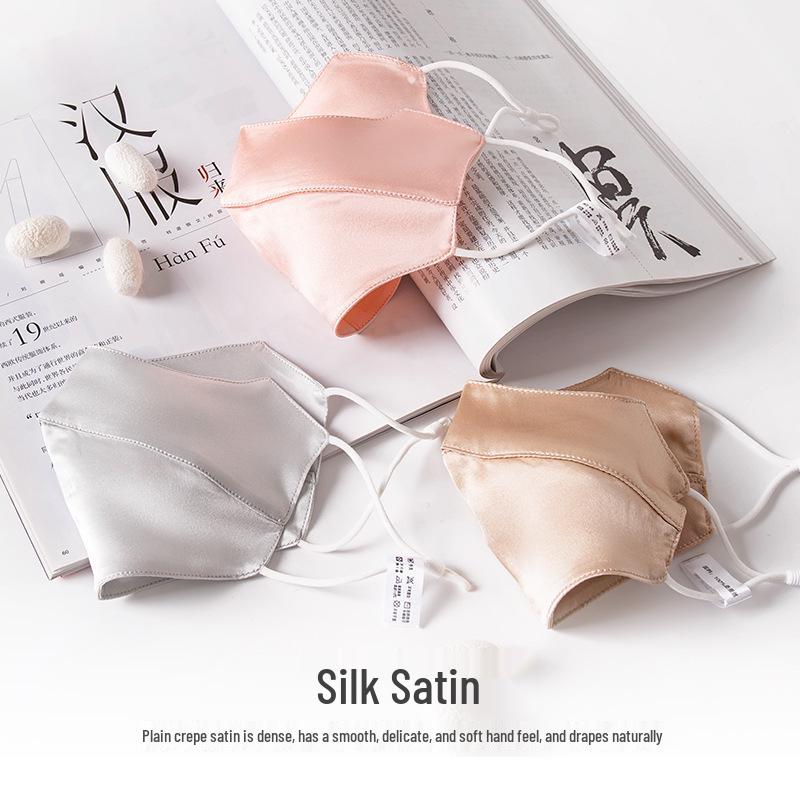 Maulbeerseidenmaske: Winddicht, Atmungsaktiv, Sonnenschutz, Verbessert Gesichtskonturen, Schützt Augen