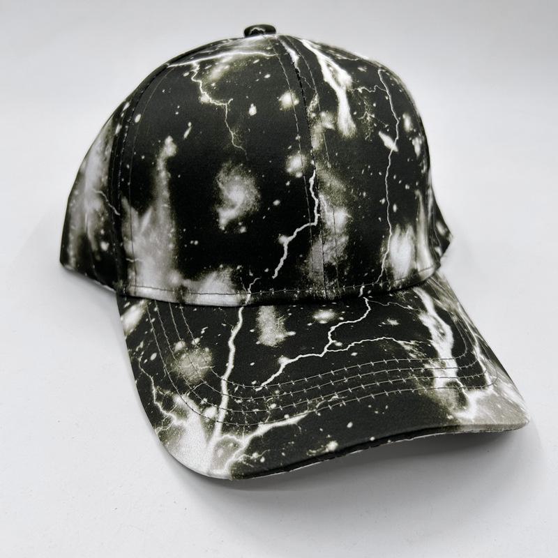 

Женская бейсболка с принтом молнии - Солнцезащитная шляпа для путешествий на открытом воздухе Adjustable