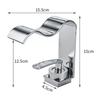 Modern Waterfall Faucet Single Handle 1 Hole Bathroom Sink Faucet Lavatory Vanity Wash Basin Water Faucet Vessel Crane Mixer Tap