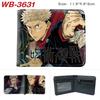 Jujutsu Kaisen Anime Wallet Gojo Satoru Yuji Itadori Print Short Bifold Card Holder Coin Purse PU Leather for Men Women 1pcs