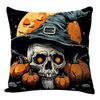 Halloween Funny Decorative Pillowcase Living Room Bedroom Sofa Bedside Car Cushion Cover