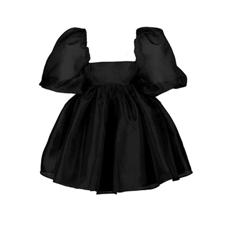 

Caviar Black Puff Princess Dress Witch Pure Black Bud Lace(High quality) S