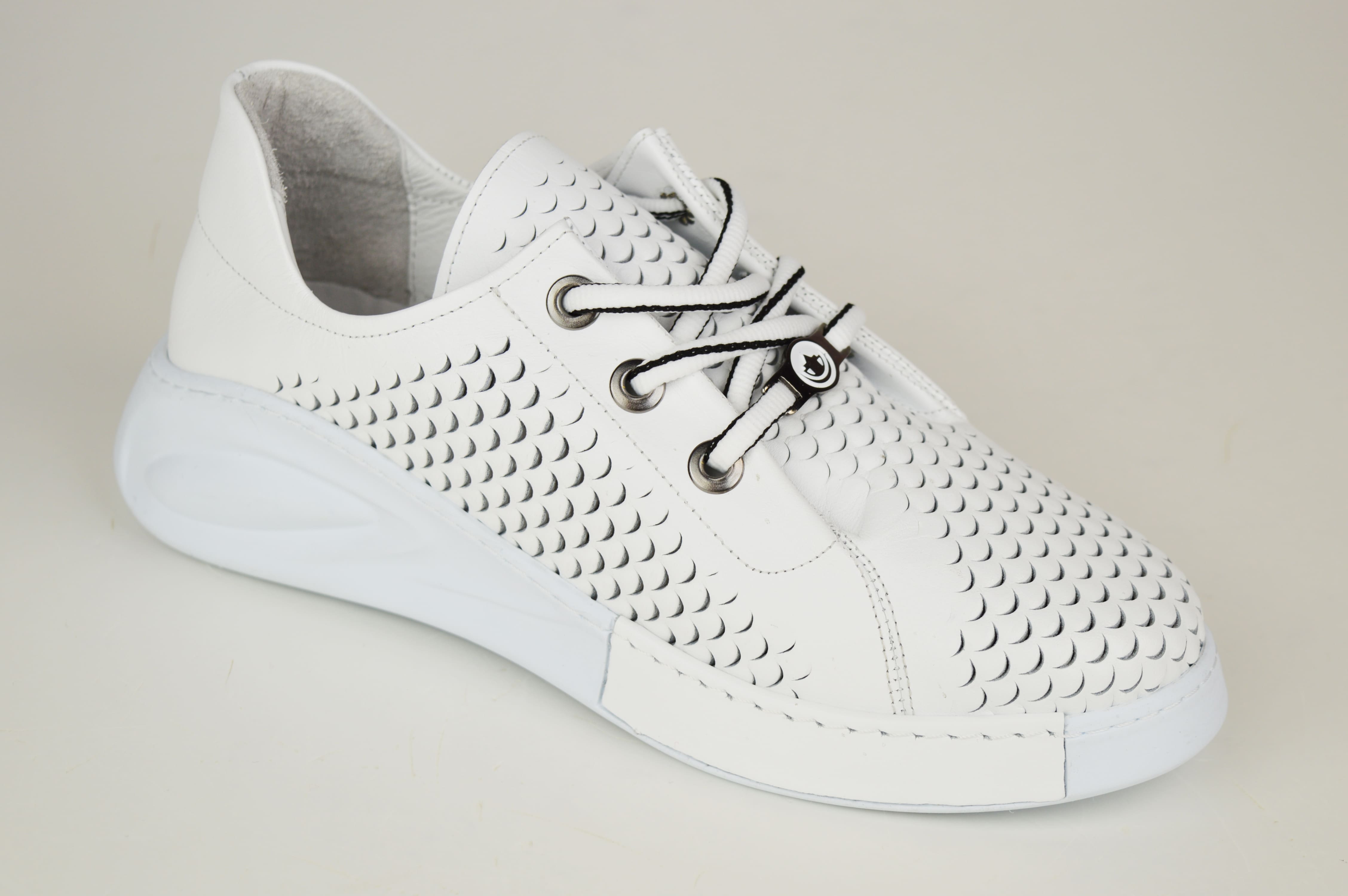 

Кросівки літні Evromoda 1002131 36 Білі шкіра 39 білий