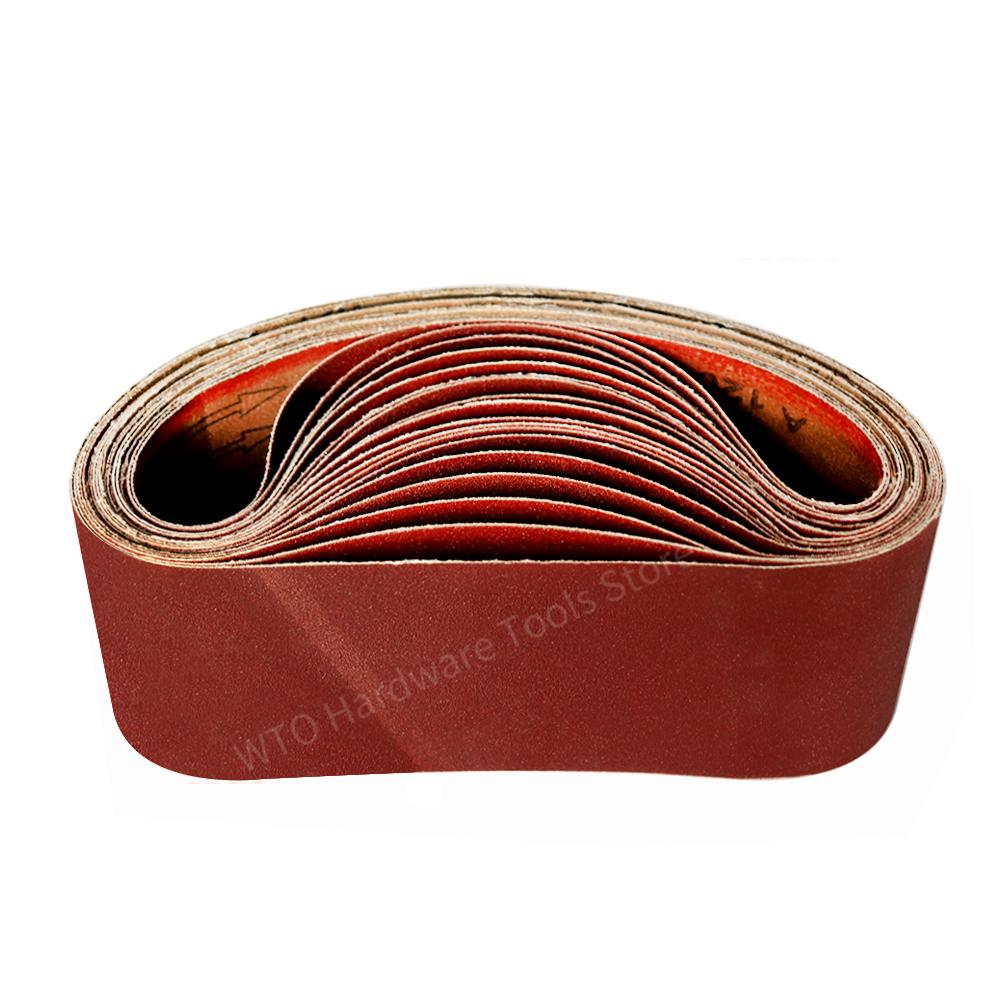 10PCS 610 * 100mm Sanding Belts Metal Polishing Sand Paper 40-1000 Grits Abrasive Bands, Best for Sanding Wood,Metal and Paint