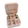 Korean Style Portable Jewelry Box for Stud Earrings & Rings, Anti-Oxidation Travel Organizer