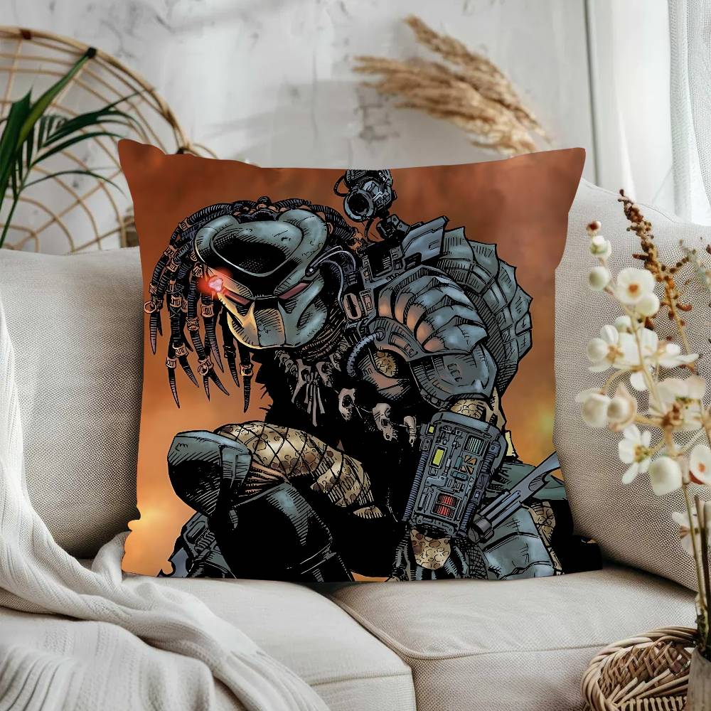 

Movie P-Predator Personalized Pillow Dust Cover Bedroom Kids Party Decoration Pillowcase Birthday Children Gift 16x16Inch
