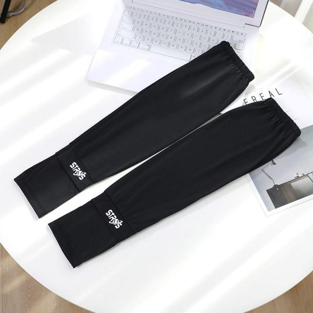 Loose Sunscreen Arm Sleeve Anti-UV Cycling Gloves Thin Ice Silk Sleeves  Women/men