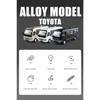 1/24 Toyota Coaster Mittelgroßer Geschäftsbus Legierung Diecast Modellauto Simulation Boutique Bücherregal Dekoration Trendiges Ornament Geschenk Junge