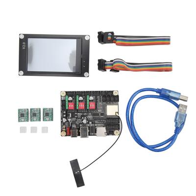 Scheda di controllo per incisore CNC Controller offline WiFi a 32 bit con touch screen da 3,5 pollici e motore passo-passo