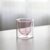 Vysoký borosilikátový dvoupatrový skleněný šálek na kávu Odolnost proti vysokým teplotám Barva Vnitřní vložka Šálek na espresso Izolovaný šálek na kávu