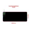 Luminous XL Dirt-Resistant Gaming Mouse Pad with Wireless Charging & Waterproof Design