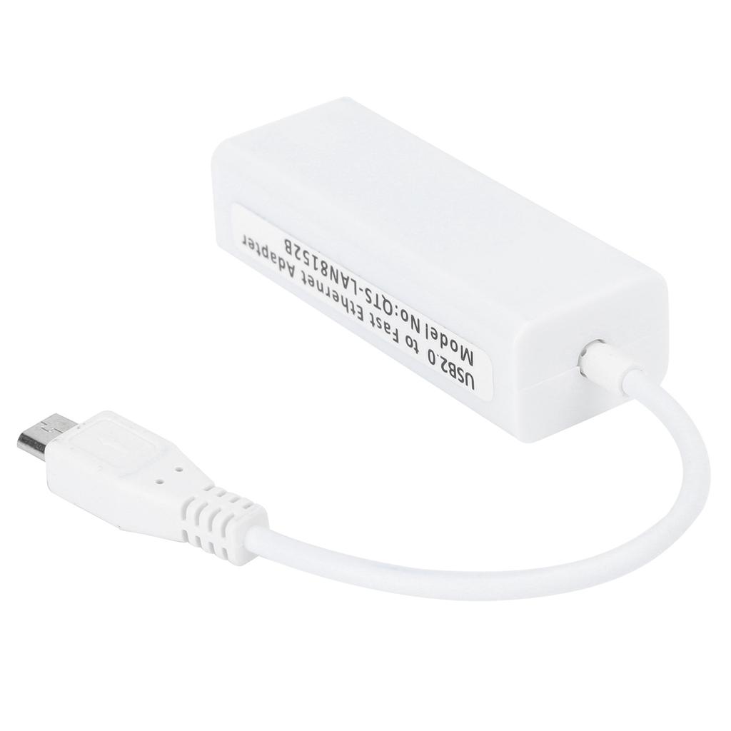 Network Card Adapter Micro USB to RJ45 Ethernet Port for Raspberry Pi Zero 1.3 W Motherboard
