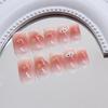 Cute Blush Cloud Love Stars Sweet Girl White Versatile Removable Nail Art Tablets 24 Pieces