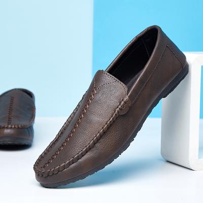 Mocassini da Uomo in Pelle di Alta Qualità Scarpe Casual da Esterno Mocassini Slip-on Scarpe da Lavoro da Uomo Scarpe da Guida da Uomo Scarpe a Fagiolo