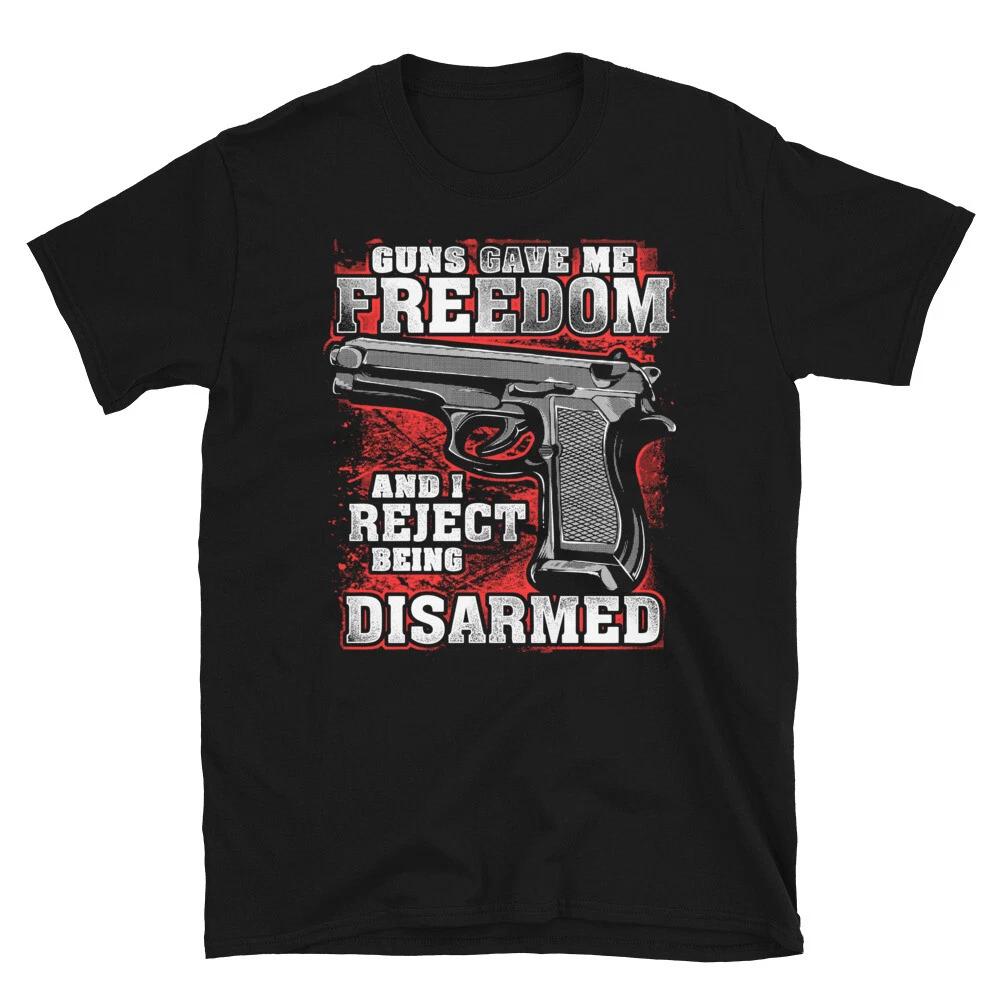 Freedom Disarmed American US Patriotic Classic Fit T-Shirt 4XL