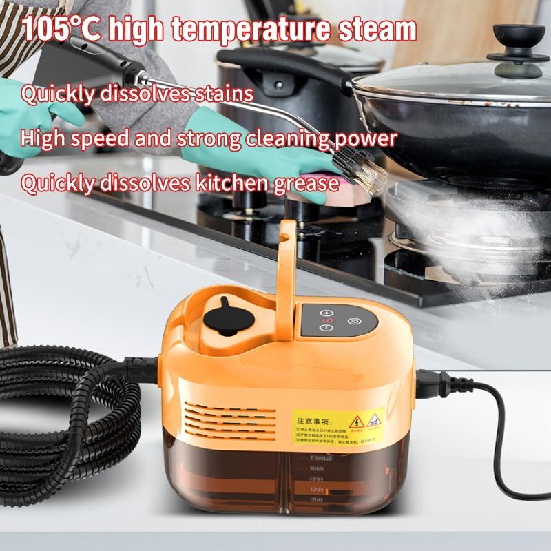 2500W Steam Cleaner High Temperature Sterilization Pressure Jet Washer Machine for Home Car Kitchen Air Conditioner EU Plug