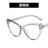 New Women Flat Mirror Glasses Frame Cat Eye Fashion Personalized Computer Spectacle Eyeglasses Frame Anti Blue Light Eyewear