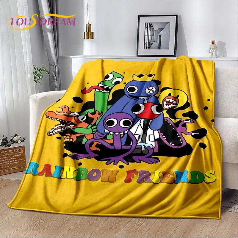 29 Style New R-Rainbows Friends Cartoon Blanket,Soft Throw Blanket for Home Bedroom Bed Sofa Picnic Travel Office Cover Rest Kid