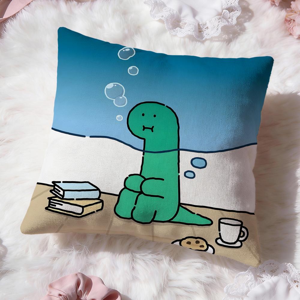 Fashion J-JJOGUMAN Cushion Cover Soft Washable Pillow Case Multi-Scene for Couch Bed Travel Office Use