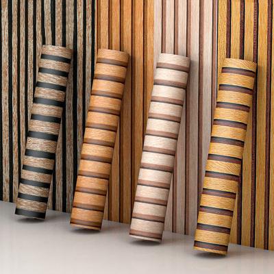 45cm Self-adhesive Big Roll Waterproof Background Desk Cabinet Wood Stripes Wall Sticker PVC