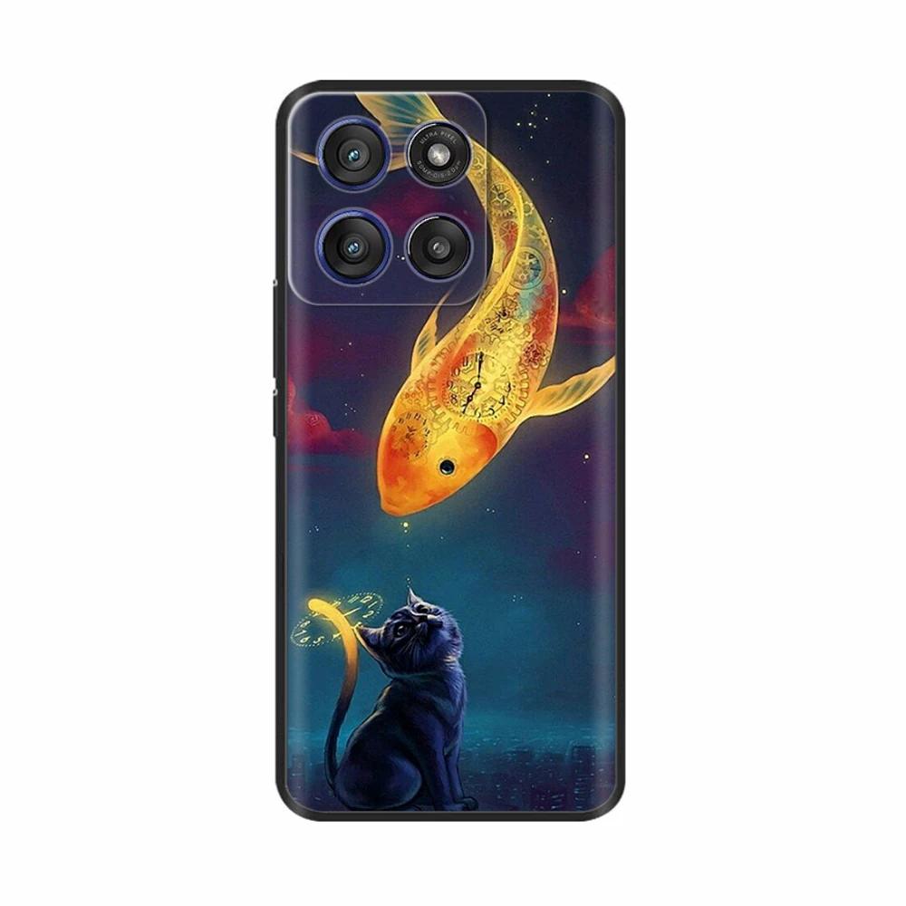 Case for Motorola Moto Edge 60 Fusion Edge 60 Stylus Pro Creative Patterns Soft Slim TPU Silicone Back Cover Shockproof Fundas