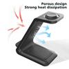 30W 3 In 1 Wireless Charger Stand Dock For iPhone Watch 8 7 Ultra2 SE AirPods 3 2 iPhone 15 14 13 Pro Max Fast Charging Station