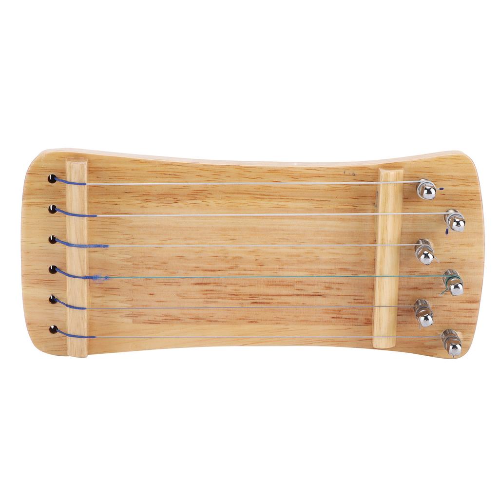 Guzheng Finger Trainer Holz 6-saitig Mini Musikinstrument Fingersatz Übungswerkzeug