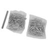 100pcs Double  Skirting Thread Seamless Nail Secure Fixation Metal Double Ended Baseboard Nails