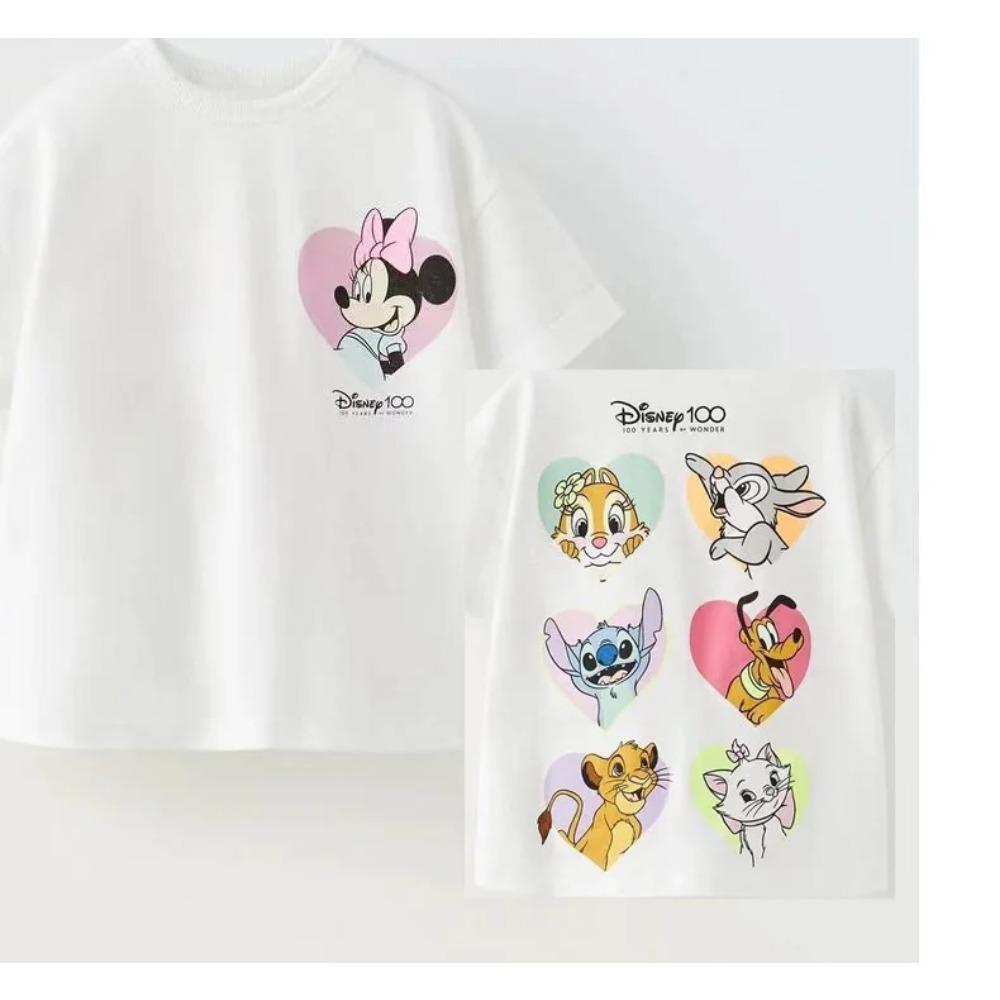 Summer T-shirt - Simple Sports Style - Elegant Cartoon Animation Short Sleeve Top 150