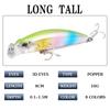 Pesca de largo alcance Mino simulación cebo duro 8cm/10g Señuelos