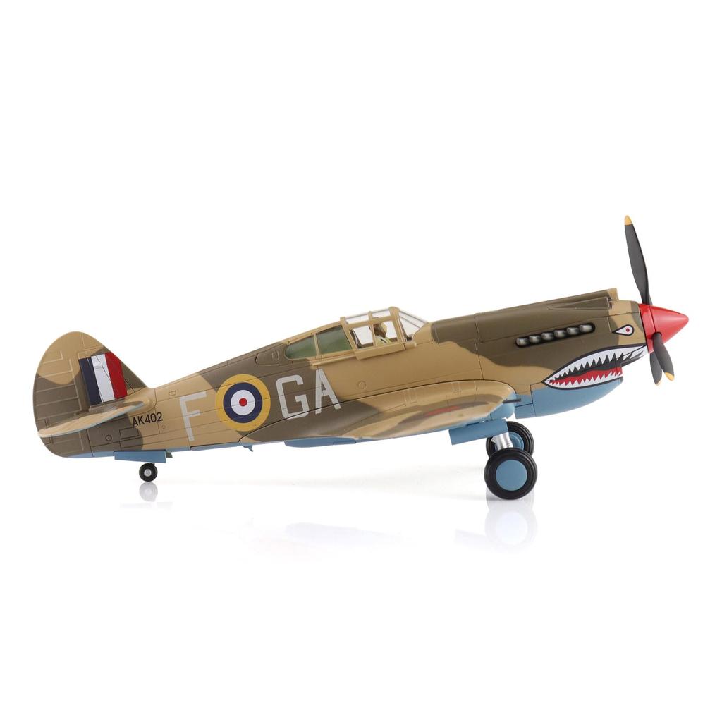 Hobby Master Scale Curtiss Hawk Royal Air Force Neville Duke 1941 Finished Model HA9205 1/48 Mk.2B