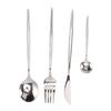 4 Piece Flatware Set Mirror Polished Cutlery Utensil Set Restaurant Eating Tableware Set for Restaurant Home