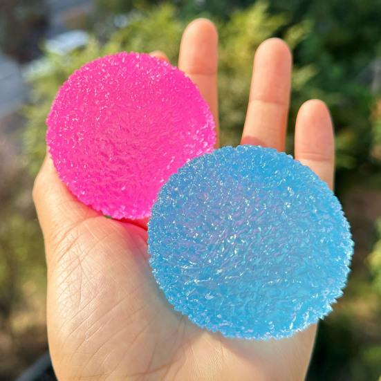 Flow Texture Stress Cube Toy Anxiety Relief Cube Squeeze Sensory Toy Slow Rebound Home Office Relaxation TPR Decompression Stress Ball
