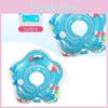 Baby Swimming Ring 41x41cm Adjustable Safe Dual Air Chamber Neck Float For Infants
